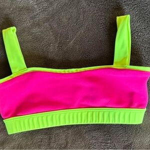Neon Pink and Green Kids Top